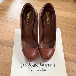 Yves Saint Laurent Tribtoo 105 Natural - size 39